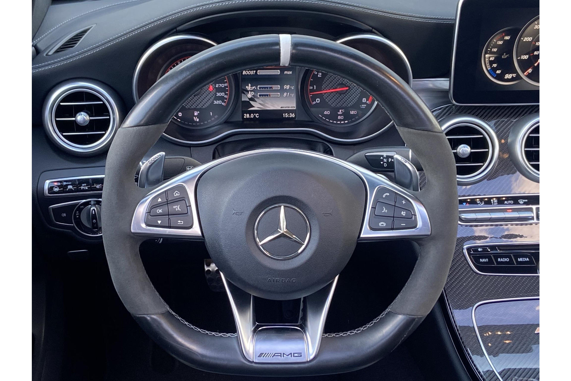 Mercedes-Benz C-Klasse C63S C63 63 S AMG*HUD*IWC*PANO*LED*CARBON*DISTR+